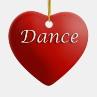 Ornamento de Dance Red Heart Keepsake