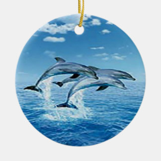 Ornamento de delfines de aire