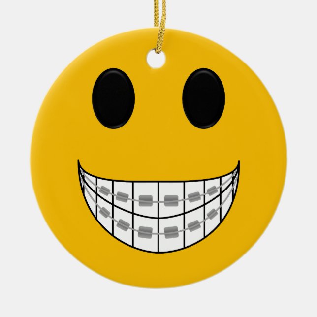 Ornamento de Dentist Braces (Frente)