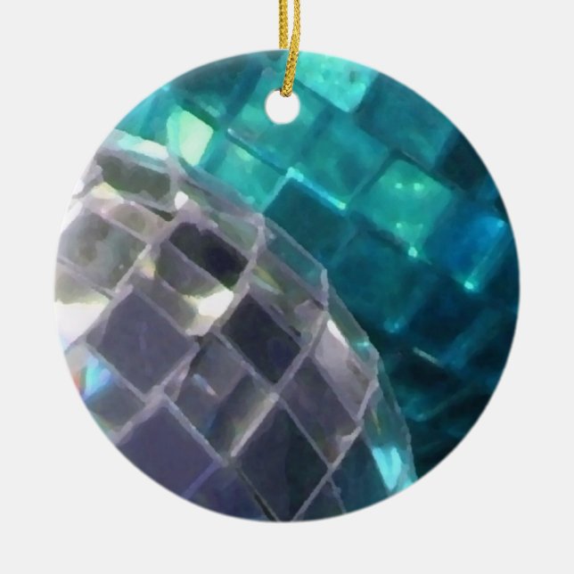 Ornamento de detalles de Blue Baubles (Frente)