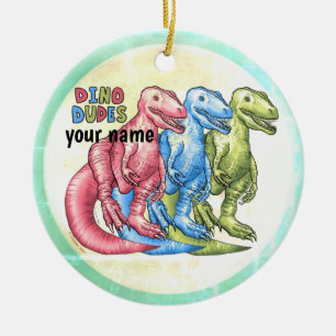 Ornamento de Dino Dudes Dinosaurios