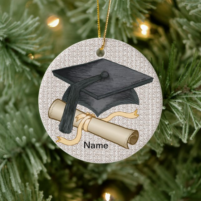Ornamento de diploma de título de graduación (Árbol)