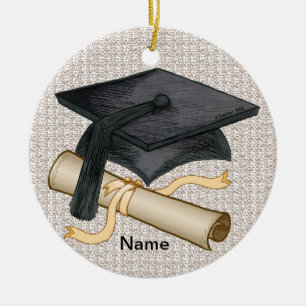 Ornamento de diploma de título de graduación