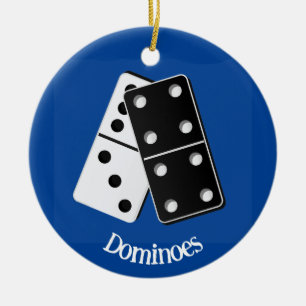 Ornamento de diseño de Dominoes