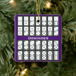Ornamento de diseño de Dominoes