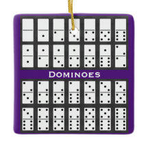 Ornamento de diseño de Dominoes