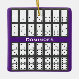 Ornamento de diseño de Dominoes