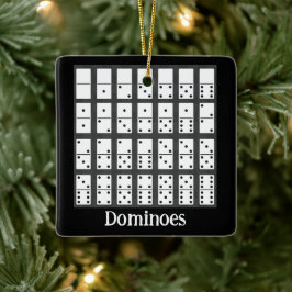 Ornamento de diseño de Dominoes