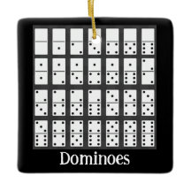Ornamento de diseño de Dominoes