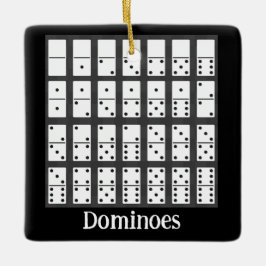 Ornamento de diseño de Dominoes