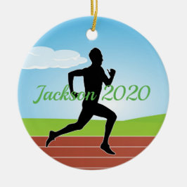 Ornamento de diseño de jogging en ejecución