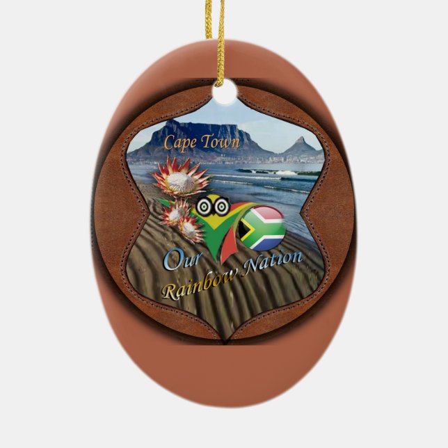 Ornamento de diseño de Sudáfrica (Atrás)