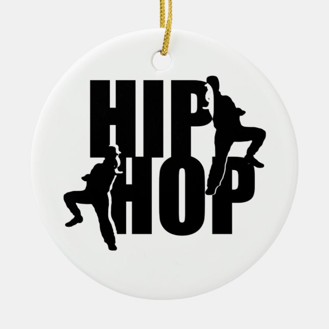 Ornamento de diseño de texto para Chicas de baile  (Frente)