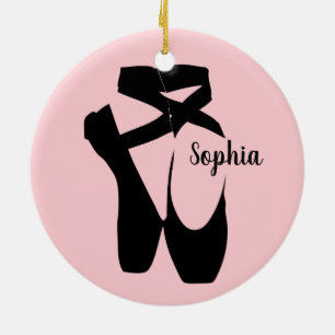 Ornamento de diseño de zapatos de ballet