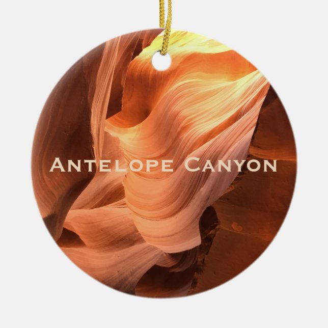 Ornamento de diseño del Antelope Slot Canyon Arizo (Frente)