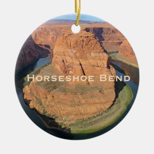 Ornamento de diseño Horseshoe Bend Arizona (Frente)