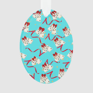 Ornamento de diseño para Domino - Aqua