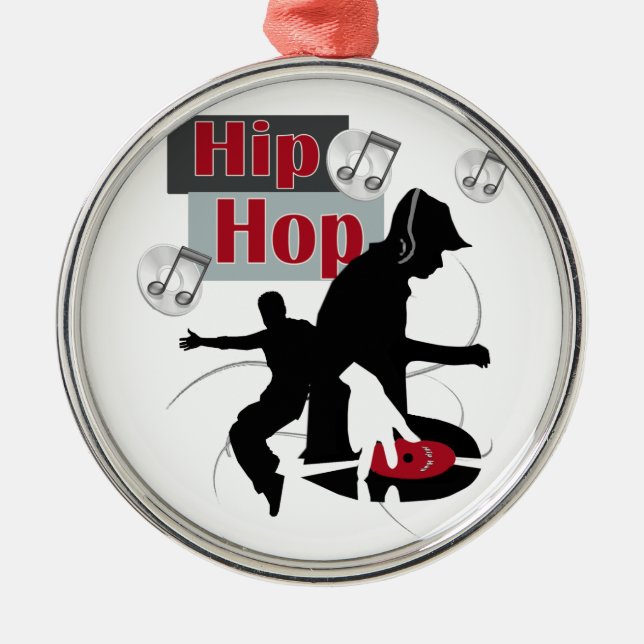 Ornamento de DJ de hip hop (Frente)