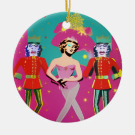 Ornamento de doble cara de ciruelas azucareras