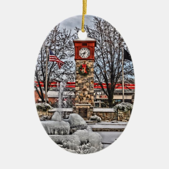 Ornamento de doble cara de Hellertown (Frente)