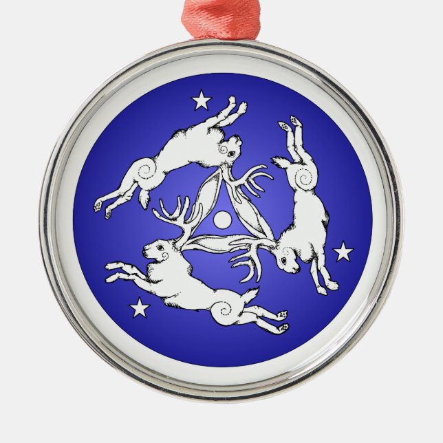 Ornamento de doble Jackalope (Frente)