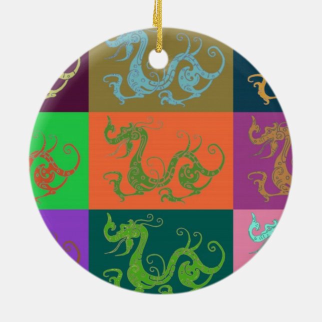 Ornamento de dragones (Atrás)