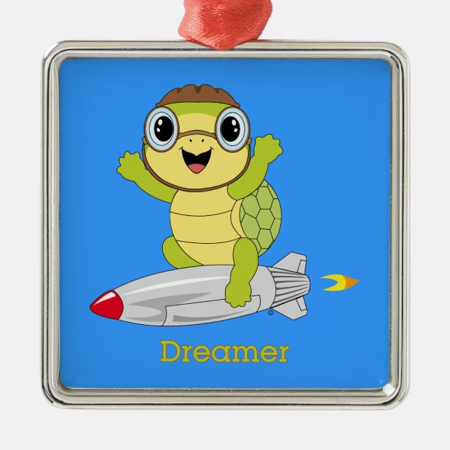 Ornamento de Dreamer™ de la tortuga (Frente)