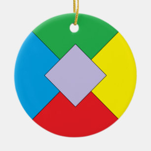 Ornamento de elementos geométricos