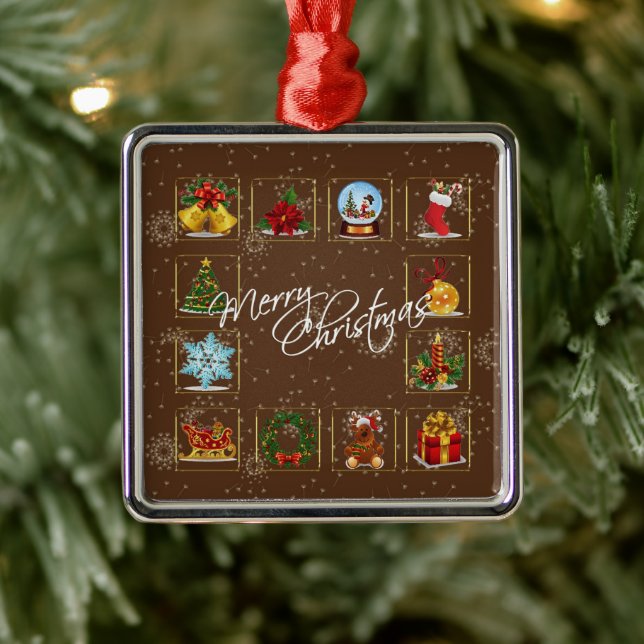 Ornamento de elementos navidades (Árbol)