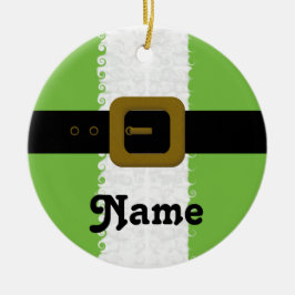 Ornamento de elf Navidades personalizados