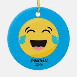 Ornamento de Emoji alta y personalizada