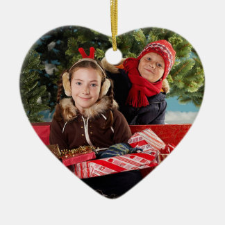 Ornamento de encargo de la foto