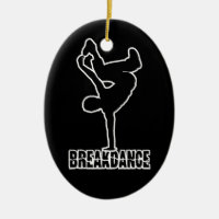 Ornamento de encargo del color de Breakdance