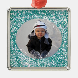 Ornamento de encargo del copo de nieve