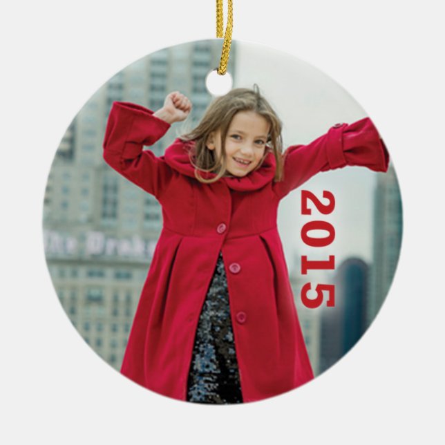 Ornamento de encargo del día de fiesta para Siena (Frente)