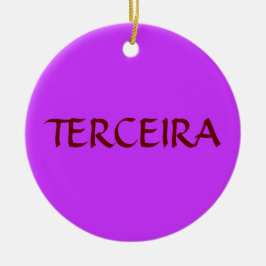 Ornamento de encargo del navidad de Azores