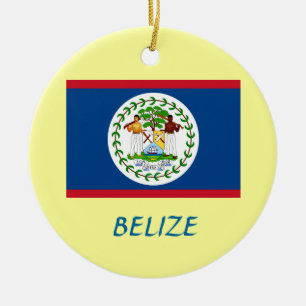 Ornamento de encargo del navidad de BELIZE*