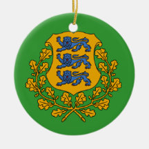 Ornamento de encargo del navidad de ESTONIA*