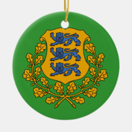 Ornamento de encargo del navidad de ESTONIA*
