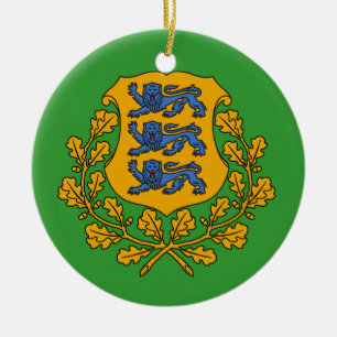 Ornamento de encargo del navidad de ESTONIA*