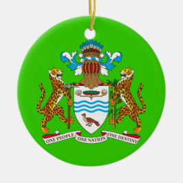 Ornamento de encargo del navidad de GUYANA*