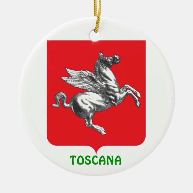 Ornamento de encargo del navidad de Italia - de (Frente)
