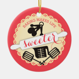 Ornamento de encargo del navidad de la hornada del