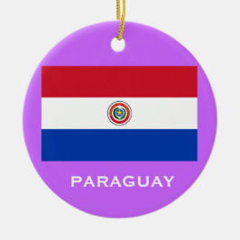 Ornamento de encargo del navidad de PARAGUAY*