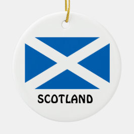 Ornamento de encargo del navidad de SCOTLAND*