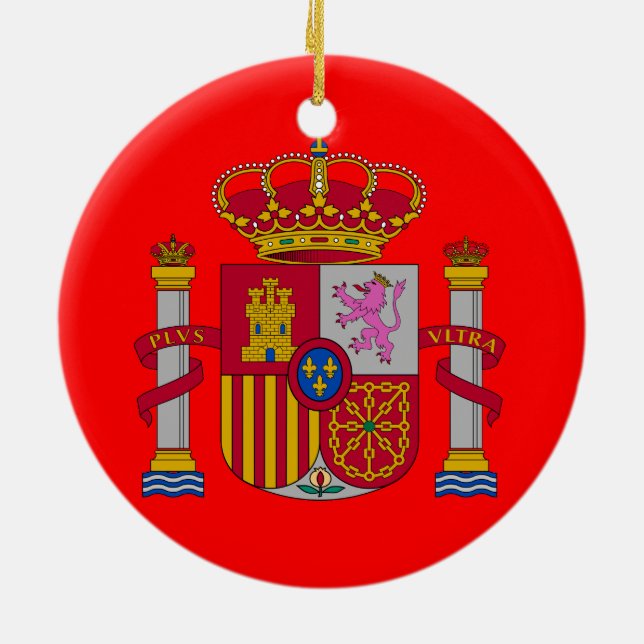 Ornamento de encargo del navidad de Spain* (Atrás)