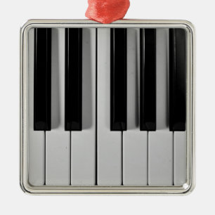Ornamento de encargo del navidad del teclado de