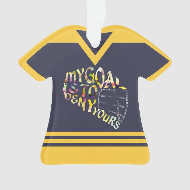 Ornamento de encargo del nombre y del número del (Anverso)