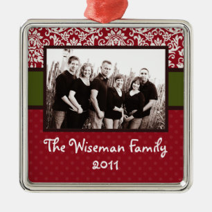 Ornamento de encargo personalizado de la FOTO del