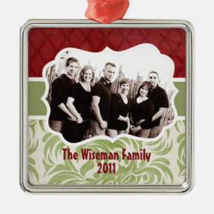 Ornamento de encargo personalizado de la FOTO del